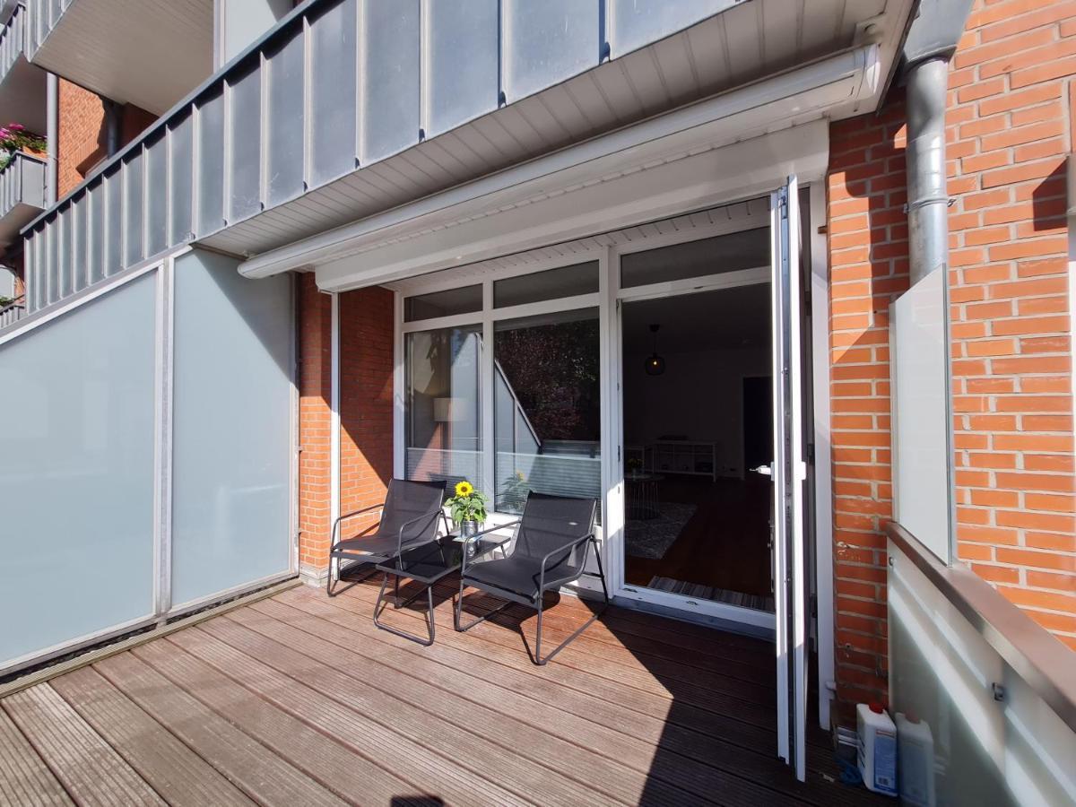 Wohnung Fleethoern - Zentral, Ruhig, Mit Parkplatz Und Balkon Kiel Ngoại thất bức ảnh